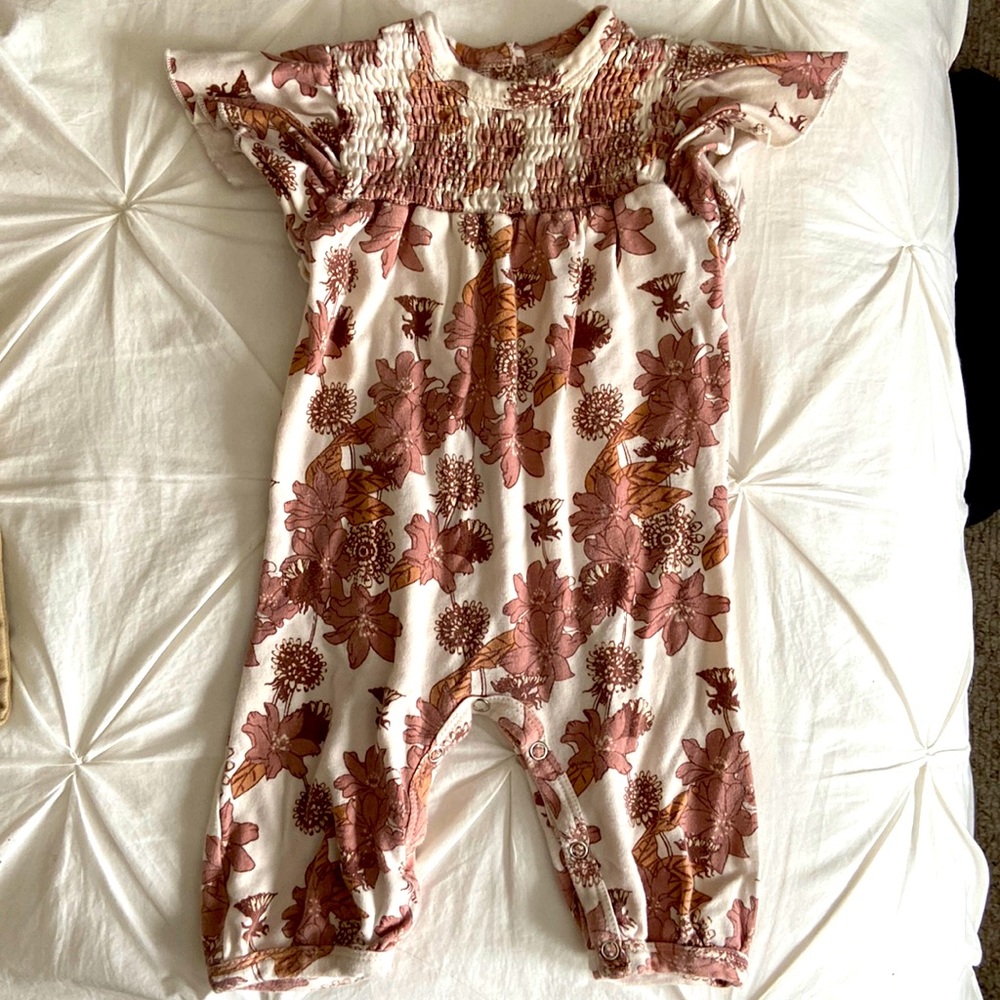 KATE QUIN 3-6 mo organic cotton romper